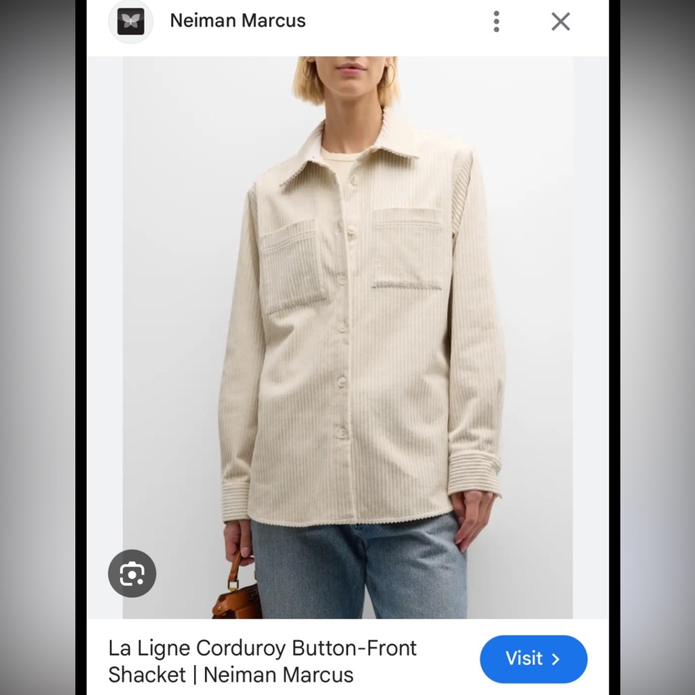La Ligne corduroy shaket size s